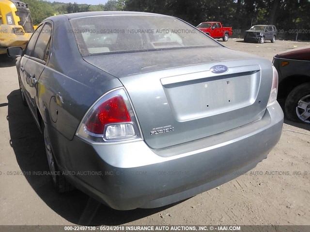 3FAFP06Z76R132635 - 2006 FORD FUSION S GREEN photo 3