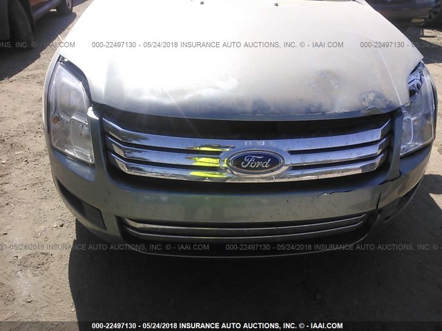 3FAFP06Z76R132635 - 2006 FORD FUSION S GREEN photo 6