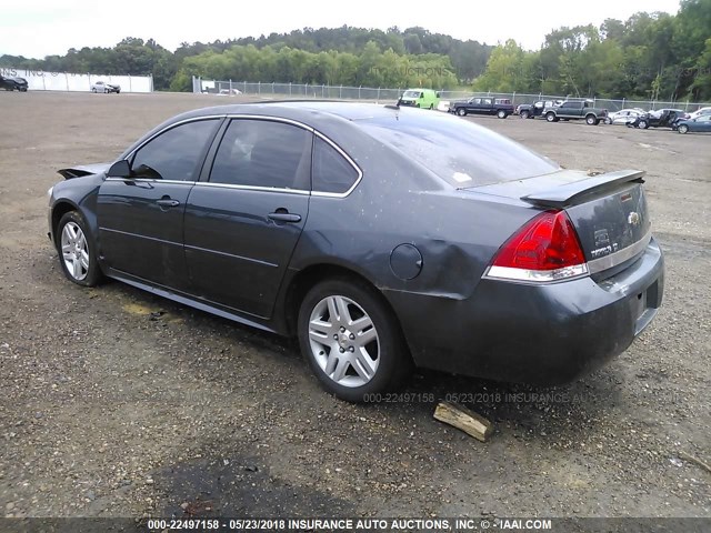 2G1WG5EK7B1269870 - 2011 CHEVROLET IMPALA LT GRAY photo 3