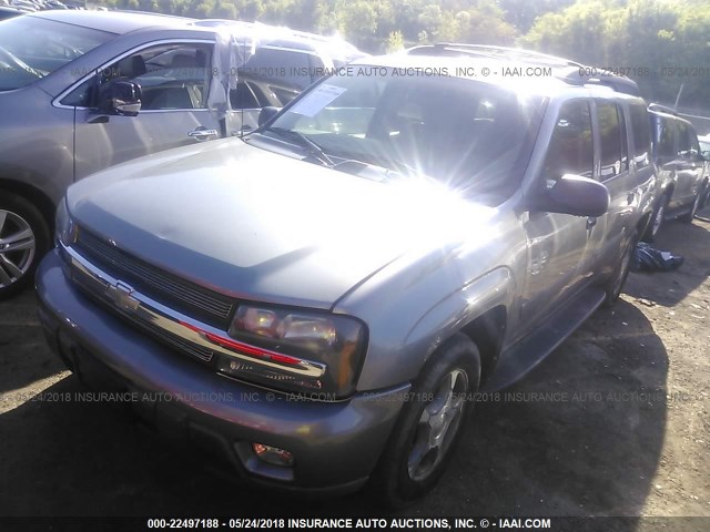 1GNET16S356116056 - 2005 CHEVROLET TRAILBLAZER EXT LS/EXT LT GRAY photo 2