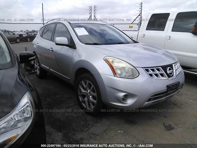 JN8AS5MT4BW158961 - 2011 NISSAN ROGUE S/SV/KROM SILVER photo 1