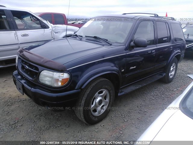 1FMDU85PXYZB62750 - 2000 FORD EXPLORER LIMITED 蓝色 照片 2