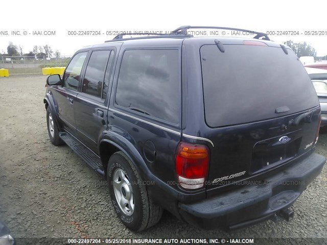 1FMDU85PXYZB62750 - 2000 FORD EXPLORER LIMITED 蓝色 照片 3