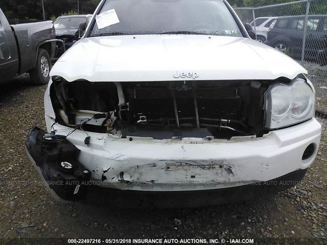 1J8GR48K76C326170 - 2006 JEEP GRAND CHEROKEE LAREDO/COLUMBIA/FREEDOM 白色 照片 6