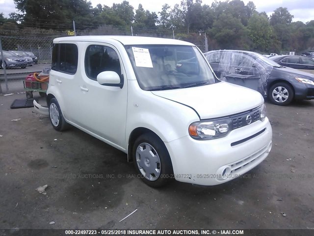 JN8AZ2KR6BT202770 - 2011 NISSAN CUBE S/SL/KROM WHITE photo 1