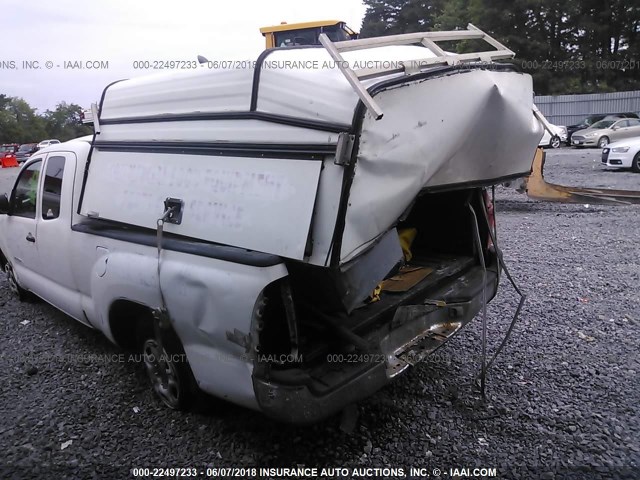 5TETX22N48Z589949 - 2008 TOYOTA TACOMA ACCESS CAB Weiß Foto 6
