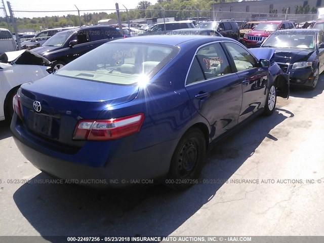 4T4BE46K39R083344 - 2009 TOYOTA CAMRY SE/LE/XLE BLUE photo 4