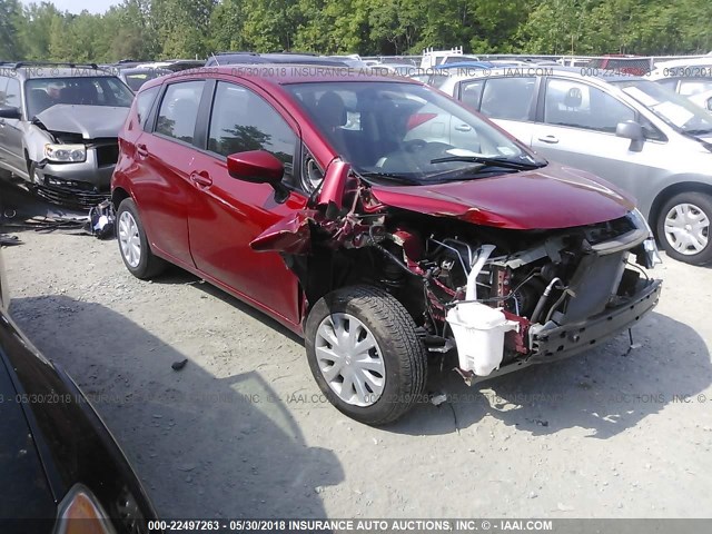 3N1CE2CP8FL444812 - 2015 NISSAN VERSA NOTE S/S PLUS/SV/SL/SR RED photo 1