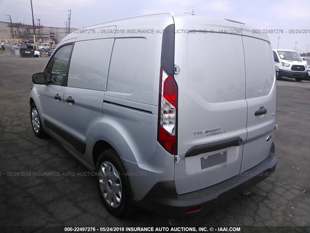 NM0LS6F73H1329485 - 2017 FORD TRANSIT CONNECT XLT SILVER photo 3