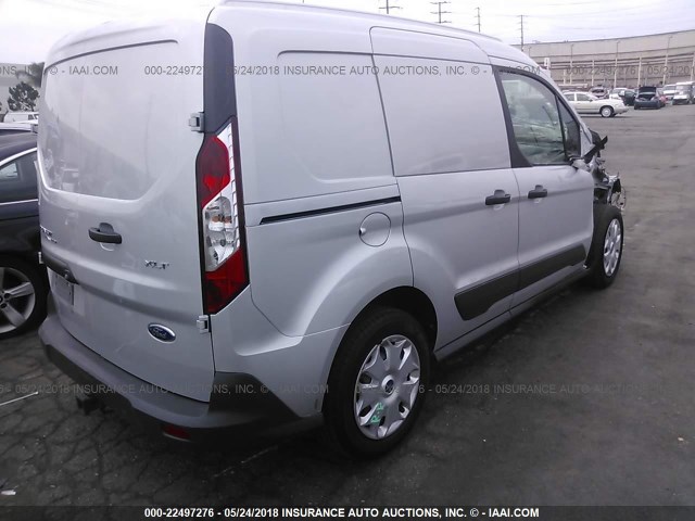 NM0LS6F73H1329485 - 2017 FORD TRANSIT CONNECT XLT SILVER photo 4