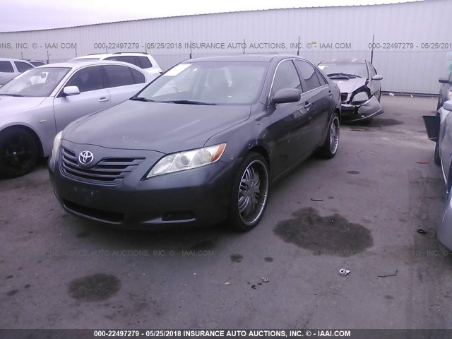 4T4BE46K88R012753 - 2008 TOYOTA CAMRY CE/LE/XLE/SE GRAY photo 2