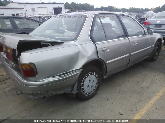 1HGCB7652MA112626 - 1991 HONDA ACCORD LX/EX GOLD photo 4