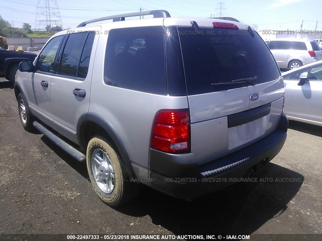 1FMZU72K83UC55099 - 2003 FORD EXPLORER XLS/XLS SPORT SILVER photo 3