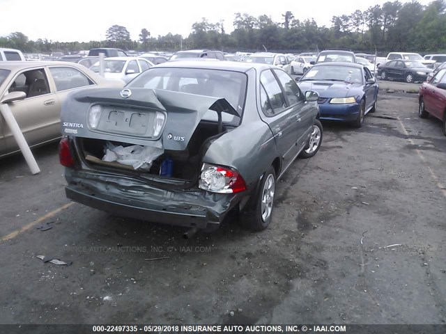 3N1CB51D26L613984 - 2006 NISSAN SENTRA 1.8/1.8S GREEN photo 4