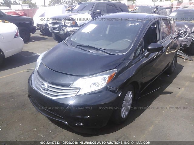 3N1CE2CP6FL398977 - 2015 NISSAN VERSA NOTE S/S PLUS/SV/SL/SR BLACK photo 2