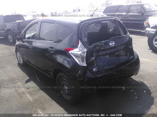 3N1CE2CP6FL398977 - 2015 NISSAN VERSA NOTE S/S PLUS/SV/SL/SR BLACK photo 3