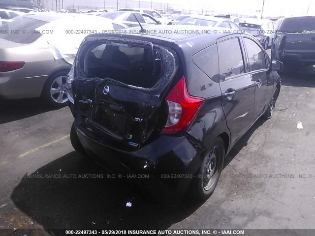 3N1CE2CP6FL398977 - 2015 NISSAN VERSA NOTE S/S PLUS/SV/SL/SR BLACK photo 4