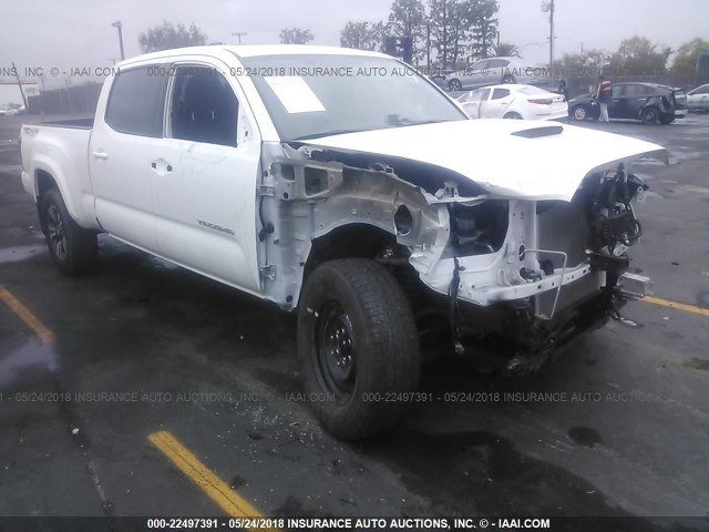 3TMDZ5BNXHM022206 - 2017 TOYOTA TACOMA DBL CAB/SR5/TRD SPORT/OR WHITE photo 1
