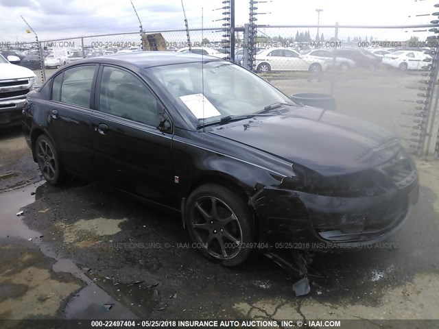 1G8AZ52F85Z136334 - 2005 SATURN ION LEVEL 2 BLACK photo 1