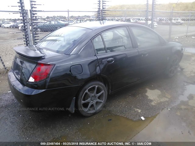 1G8AZ52F85Z136334 - 2005 SATURN ION LEVEL 2 BLACK photo 4