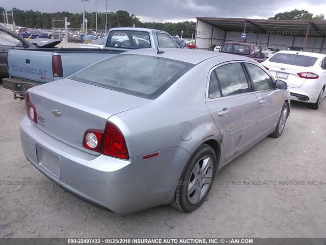 1G1ZG57B99F254770 - 2009 CHEVROLET MALIBU LS 银色 照片 4
