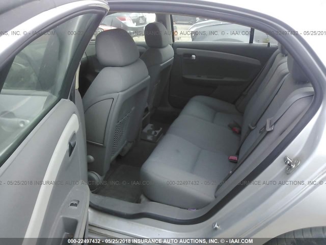 1G1ZG57B99F254770 - 2009 CHEVROLET MALIBU LS 银色 照片 8