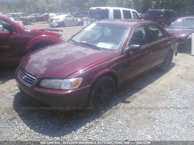 4T1BG28K8YU943212 - 2000 TOYOTA CAMRY CE/LE/XLE RED photo 2