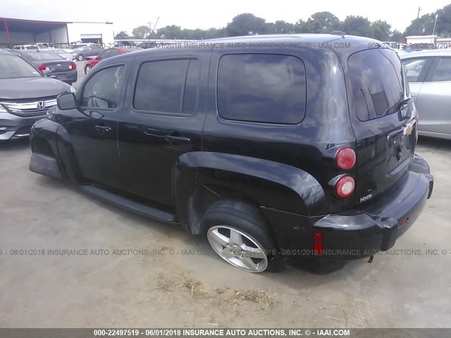 3GNBAAFW5BS540549 - 2011 CHEVROLET HHR LS BLACK photo 3