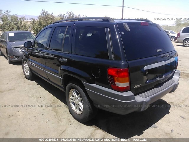 1J4GX48N04C435729 - 2004 JEEP GRAND CHEROKEE LAREDO/COLUMBIA/FREEDOM BLACK photo 3