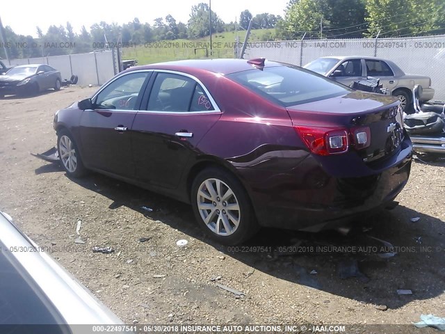 1G11E5SA8GF134974 - 2016 CHEVROLET MALIBU LIMITED LTZ MAROON photo 3