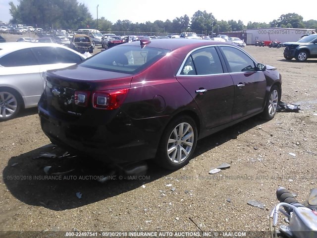 1G11E5SA8GF134974 - 2016 CHEVROLET MALIBU LIMITED LTZ 栗色 照片 4