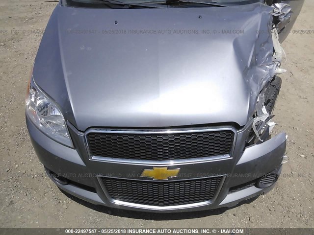 KL1TD6DE7AB115878 - 2010 CHEVROLET AVEO LS/LT 灰色 照片 10