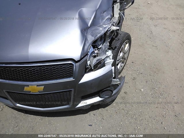 KL1TD6DE7AB115878 - 2010 CHEVROLET AVEO LS/LT 灰色 照片 6