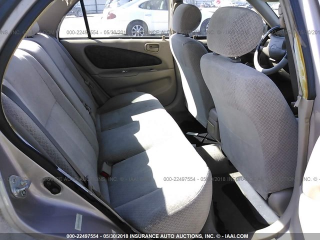 1NXBR12E5YZ410256 - 2000 TOYOTA COROLLA VE/CE/LE BEIGE photo 8