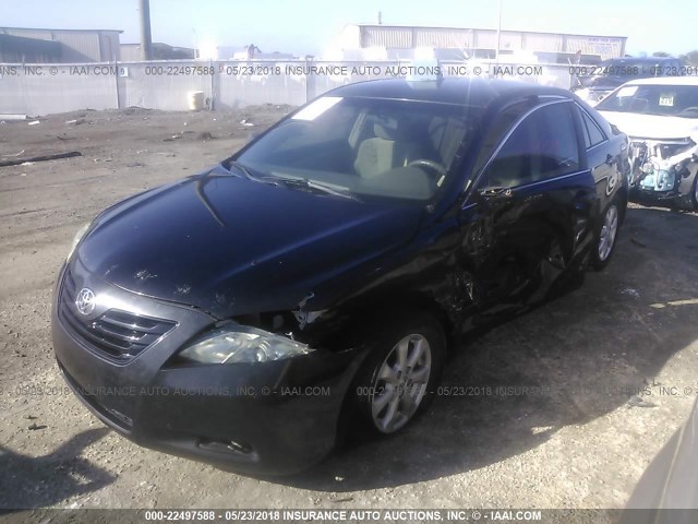 4T1BE46K57U578751 - 2007 TOYOTA CAMRY NEW GENERAT CE/LE/XLE/SE BLACK photo 2