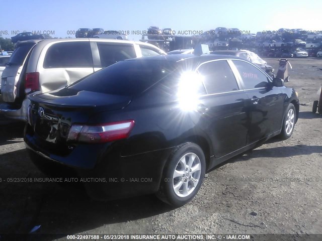 4T1BE46K57U578751 - 2007 TOYOTA CAMRY NEW GENERAT CE/LE/XLE/SE BLACK photo 4