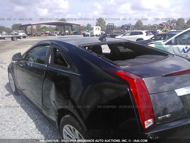 1G6DJ1E39C0143737 - 2012 CADILLAC CTS PERFORMANCE COLLECTION Черный фото 6