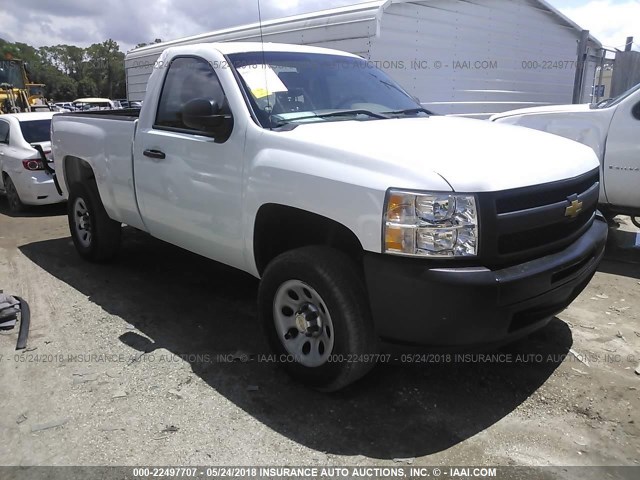 1GCNCPEX7CZ255269 - 2012 CHEVROLET SILVERADO C1500 WHITE photo 1