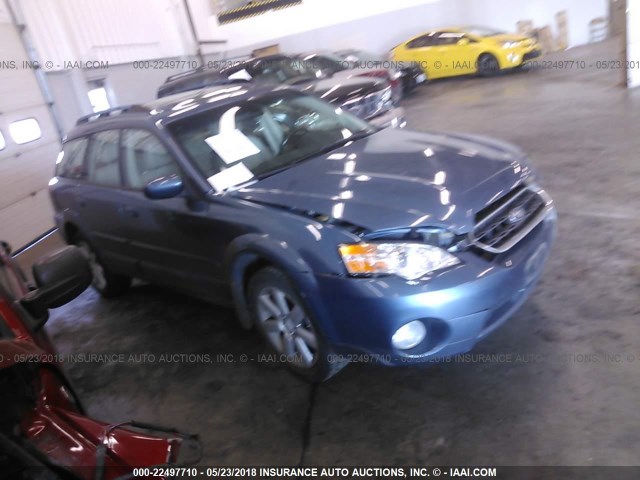 4S4BP62C777328558 - 2007 SUBARU LEGACY OUTBACK 2.5I LIMITED BLUE photo 1