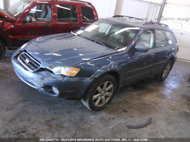 4S4BP62C777328558 - 2007 SUBARU LEGACY OUTBACK 2.5I LIMITED BLUE photo 2