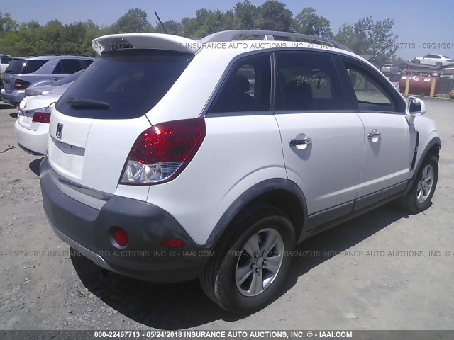 3GSCL33P98S660013 - 2008 SATURN VUE XE WHITE photo 4