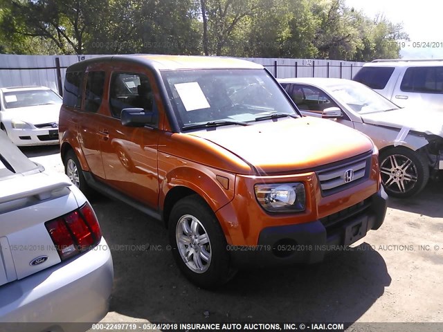 5J6YH28778L004219 - 2008 HONDA ELEMENT EX ORANGE photo 1