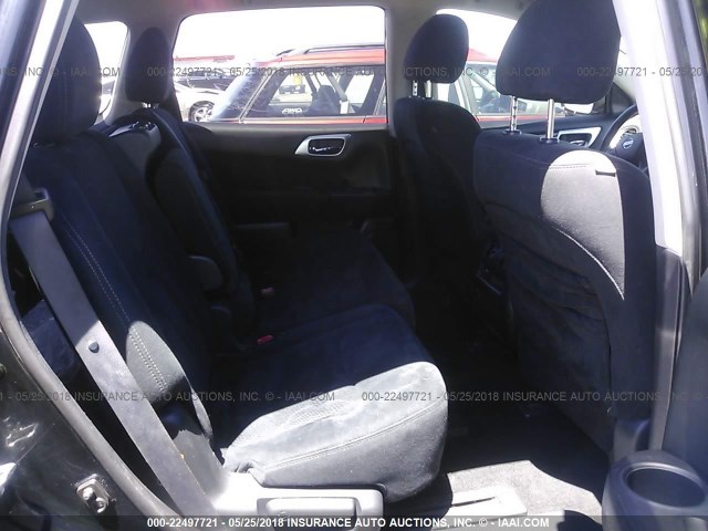 5N1AR2MN0DC631195 - 2013 NISSAN PATHFINDER S/SV/SL/PLATINUM 黑色 照片 8