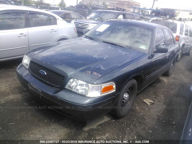 2FAFP73W3WX136427 - 1998 FORD CROWN VICTORIA  Dark Blue photo 2