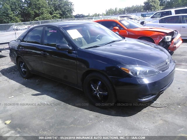 4T1BE32K62U031240 - 2002 TOYOTA CAMRY LE/XLE/SE შავი ფოტო 1