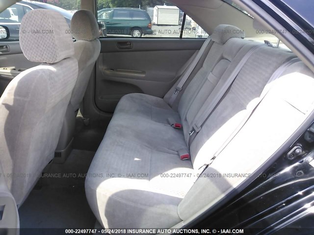 4T1BE32K62U031240 - 2002 TOYOTA CAMRY LE/XLE/SE შავი ფოტო 8