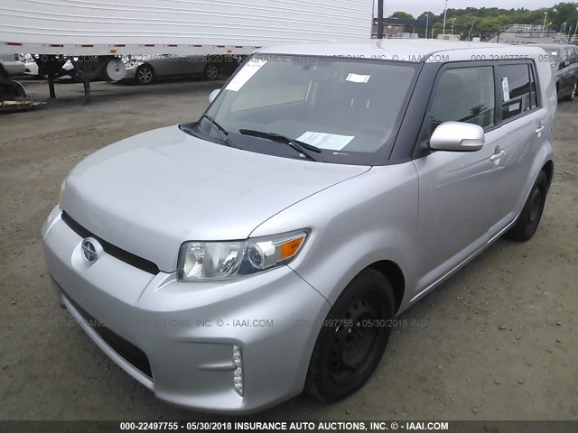 JTLZE4FE9EJ053935 - 2014 TOYOTA SCION XB SILVER photo 2