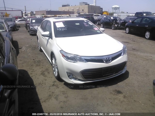 4T1BK1EB1DU069499 - 2013 TOYOTA AVALON PREMIUM/TOURING/LIMITED WHITE photo 1