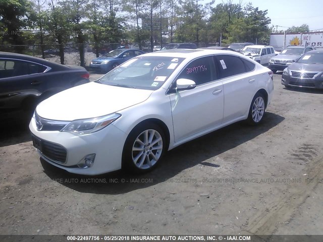 4T1BK1EB1DU069499 - 2013 TOYOTA AVALON PREMIUM/TOURING/LIMITED WHITE photo 2