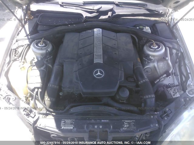 WDBNG70J73A329925 - 2003 MERCEDES-BENZ S 430 SILVER photo 10